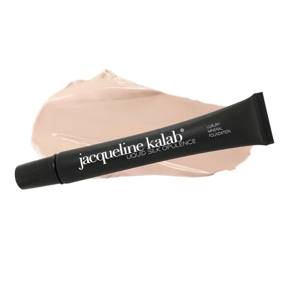 NEW Jacqueline Kalab Liquid Silk Opulence Luxury Foundation Golden Medium